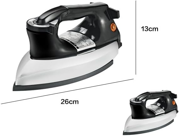 Dry Iron No Steam Lightweight 9ft Cord Non-Stick (Lightweight（1.4kg）)