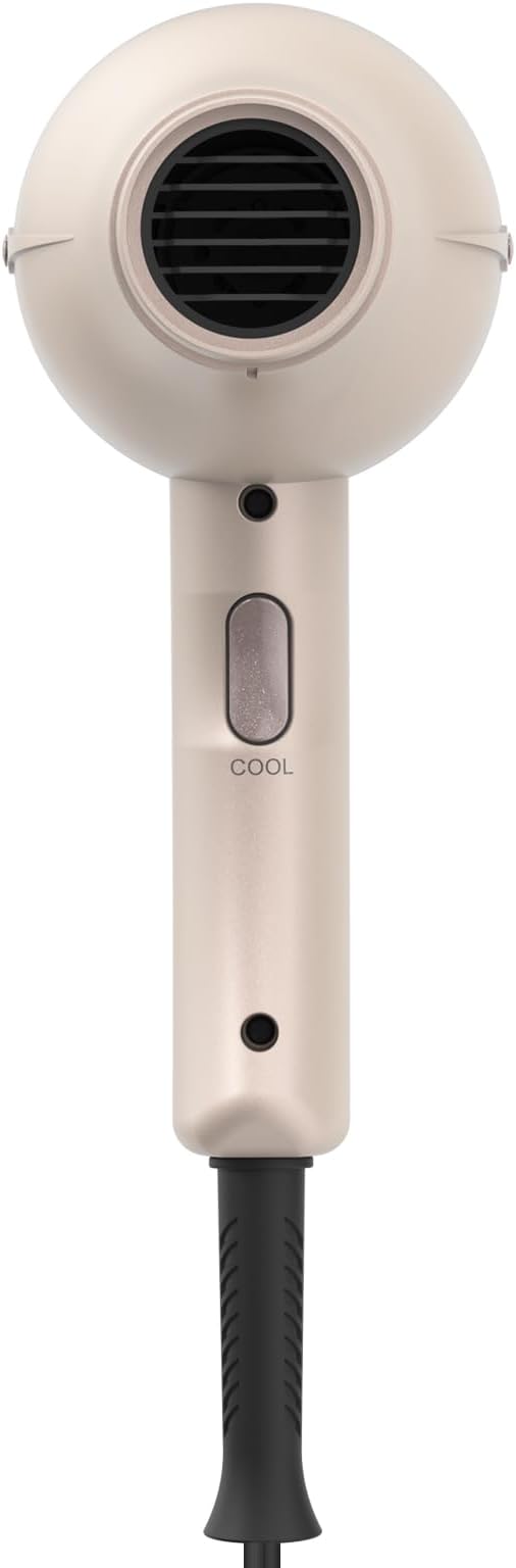 TOME Hair Dryer with Diffuser, 1875W Ionic Blow Dryer with Comb Attachment and Concentrator for Home Use, Fast Drying with Cool Shot and 2 Heat & 2 Speed Settings, 125V, Pink