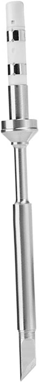 TS100 Soldering Iron Tips, High Temperature Replacement Set for Electronics Repair DIY Stainless Steel 7 Types Plated Durable Fast Heating