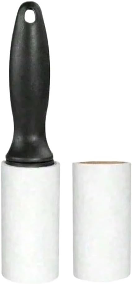 80/160 Sheets Sticky Lint Roller - Pet Hair Remover Set Includes 1 Handle and 2/4 Refills(1 Handle 2 Rollers)