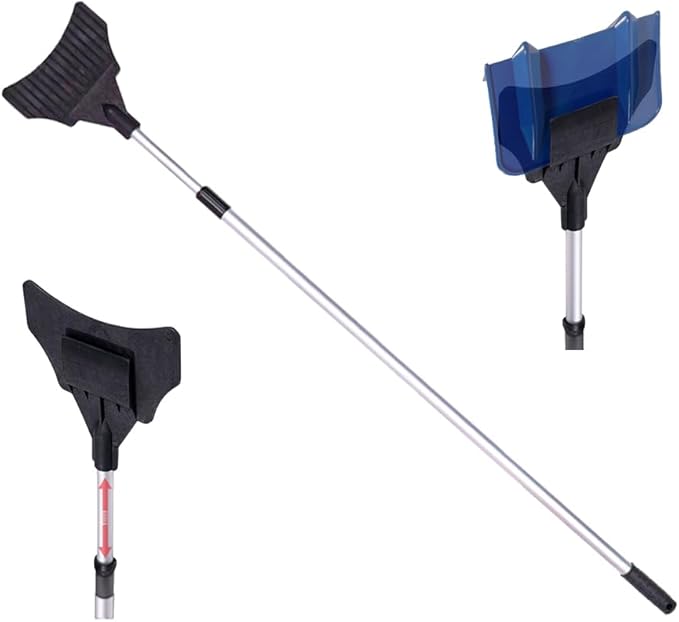 Mytee Products 8ft Edge Protector Pole for Flatbed Trucks - Corner Protector Placement Tool - Adjustable Extension Handle for V-Shaped Boards & V Edge Guards
