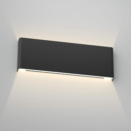 Aipsun 15.8in Modern Black Vanity Light Up and Down LED Vanity Light for Bathroom Wall Lighting Fixtures Neutral White 4000K