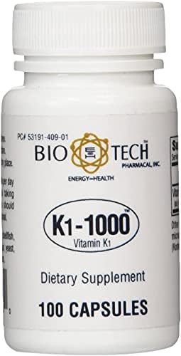 Bio-Tech - K1-1000（ビタミンK-1）100カプセル
