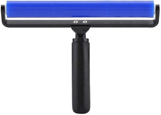 12 Inch Silicone Manual Roller Anti-Static Cleaner Tool,Under The Action of Static Electricity,Small Impurities Will be Adsorbed on The Drum