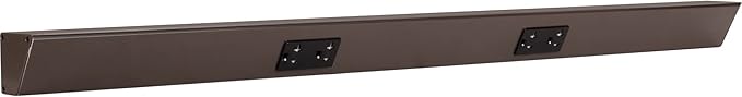TR Series Angle Power Strip, 36 inch, 2 Dual Receptacles, Bronze