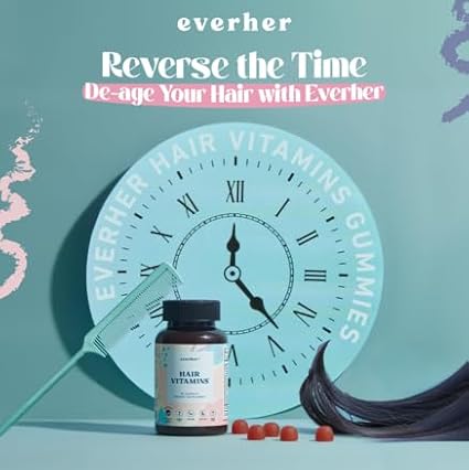 Hair Vitamins | 5000mcg Biotin | Non-GMO, Vegetarian | Promotes & Strengthens Hair | 1-Month Supply