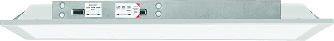 Lithonia Lighting CPX 2x4 LED Flat Panel Light, 2 Ft. x 4 Ft. LED Light Panel, Ceiling Lighting Fixture, 4000/5000/6000 Adjustable Lumens, 3500K/4000K/5000K CCT, Smooth Satin Lens, White (2-Pack)