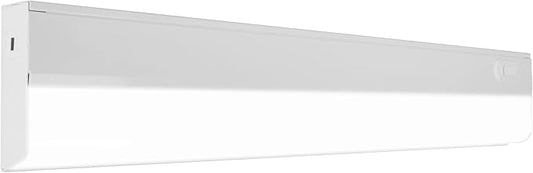 21” LED Direct Wire Under Cabinet Light - Dimmable Undercounter LED Lights for Kitchen - Selectable CCT 2700K-5000K, 612-648 Lumens, 9W - UCB Series Hardwired Under Cabinet Lighting by NICOR Lighting
