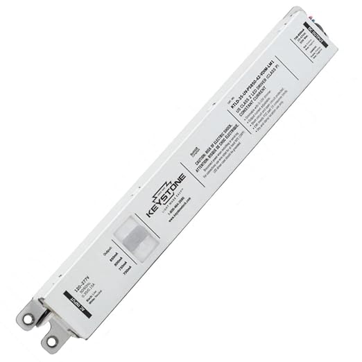 Keystone LED Driver, 0-10V, 9-1/2 in - L, 1PK KTLD-35-UV-PS850-42-VDIM-LM1-1 Each