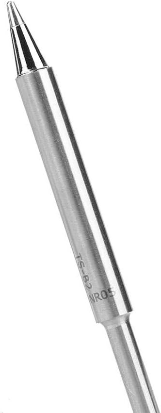 Mini Stainless Steel Soldering Iron Tips Replacement for TS100 TS B2 | Corrosion Resistant Precision Tip Set with Enhanced Thermal Conductivity