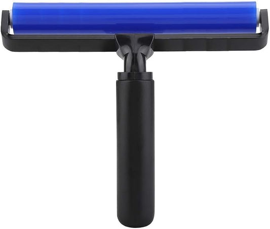 8 Inch Silicone Manual Roller Anti-Static Cleaner Tool, Under the Action of Static Electricity, Small Impurities Will be Adsorbed on the Drum 8"