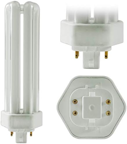 Circle (6 Pack) PLT-42W 841, 4 Pin GX24Q-4, 42 Watt Triple Tube, Compact Fluorescent Light Bulb