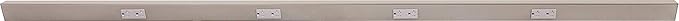 Task Lighting TR Series Tamper Resistant Under-Cabinet Angled Power Strip Track with Standard Outlets | 72" | Satin Nickel