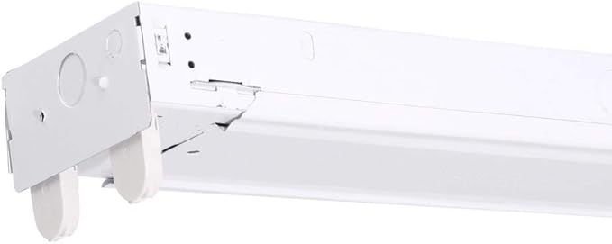 Two-Light T8 C 232 120 GESB Fluorescent Strip Light, 32 watts, 4-feet,120 Volts, White