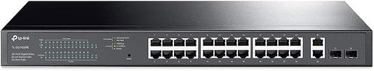 TP-Link TL-SG1428PE 24 Port Gigabit PoE+ Switch - Easy Smart Managed, 24 PoE+ Ports @250W, 2 SFP Slots, Auto Recovery, QoS, VLAN, IGMP, LAG