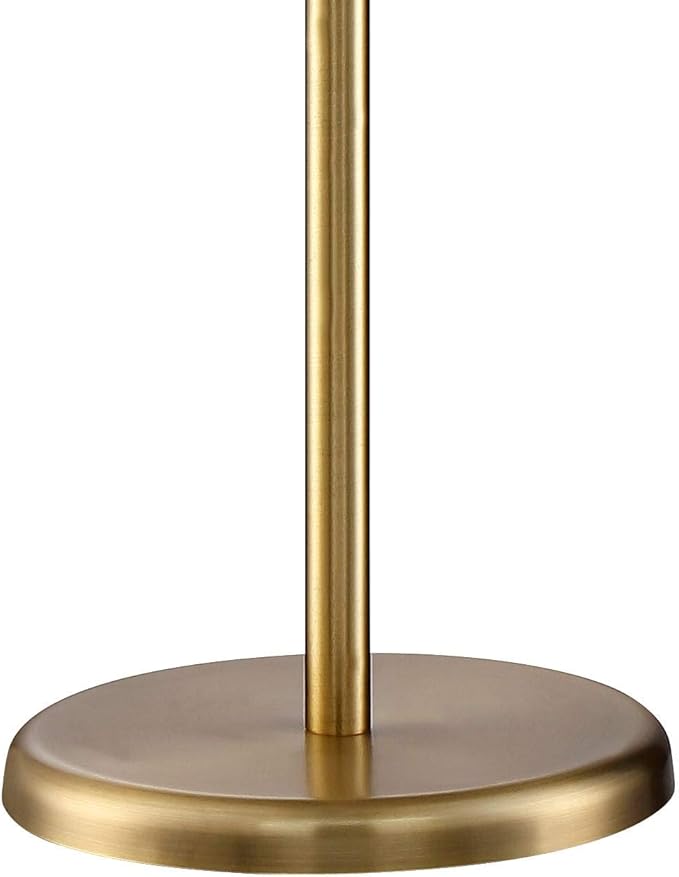 360 Lighting Dawson Traditional Farmhouse Task Pharmacy Light Floor Lamp Standing 55" Tall Antique Brass Metal Adjustable Balance Boom Arm Gold Shade Decor for Living Room Reading House Bedroom