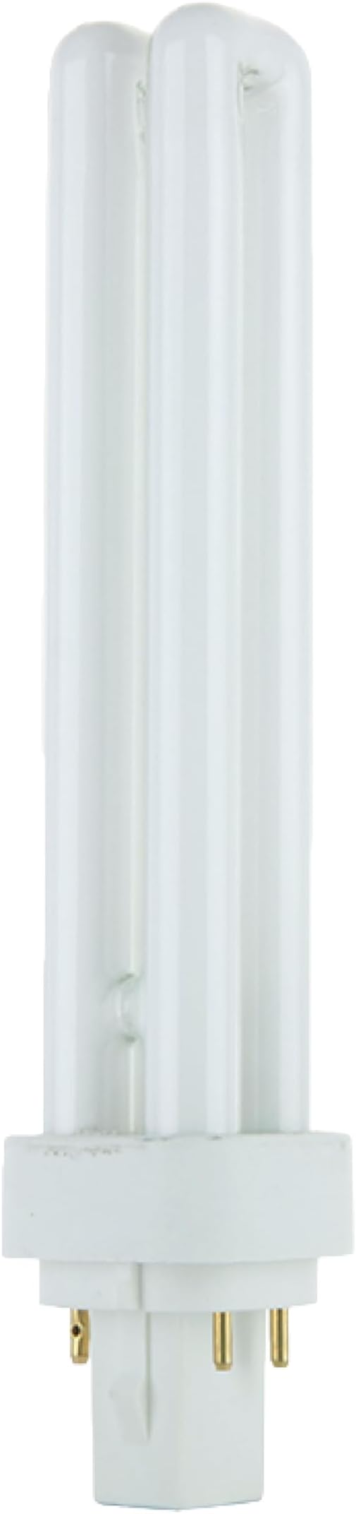 Sunlite PLD18/E/SP65K/10PK 6500K Daylight Fluorescent 18W PLD Double U-Shaped Twin Tube CFL Bulbs with 4-Pin G24Q-2 Base (10 Pack)