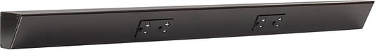 Task Lighting TR Series Angle Power Strip, 30 inch, 2 Dual Receptacles, Black