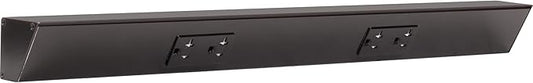 Task Lighting TR Series Angle Power Strip, 24 inch, 2 Dual Receptacles, Black