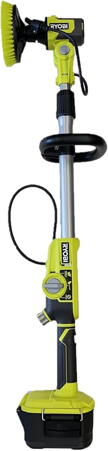 RYOBI ONEAND 18V Cordless TELESCOPING Power Scrubber and Compact Power SCRUBB | PCL1701K