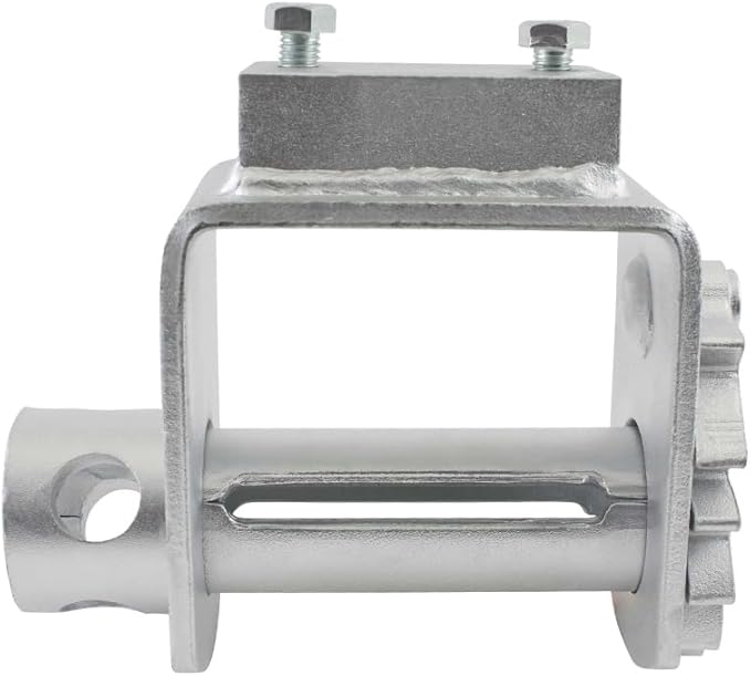 Mytee Products Standard Sliding Bolt on Winch - 5,500 lbs WLL Durable Zinc Coated Steel Bolt-On Winch Application Upto 4 Inch Wide