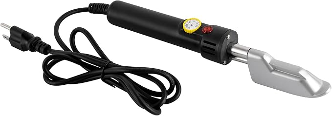 120W 110V Portable Mini Irons Electric Mini Iron for Leather Crafts, 122-662°F Temp Adjustable, Small Iron for Leather Clothes Quilting Shoes Bags Fabrics Purses