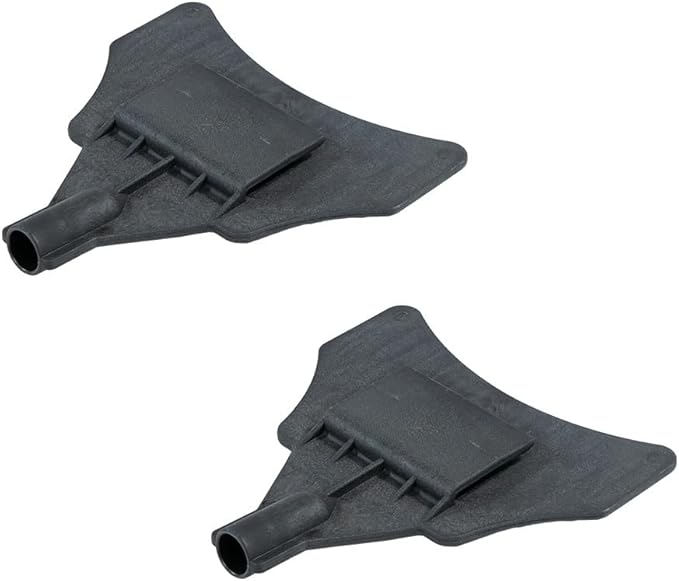 Mytee Products 2 Pack V-Shaped Replacement Head for 8ft Corner Protector Handle - Black