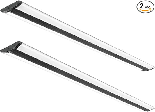 FAITHSAIL 8FT LED Shop Light, 110W LED Wraparound Ultra Slim Strip Lights, 12600 Lumens, 5000k Garage Lighting, 8 Foot LED Strip Light for Office, Workshop, Fluorescent Version Replacement, 2 Pack