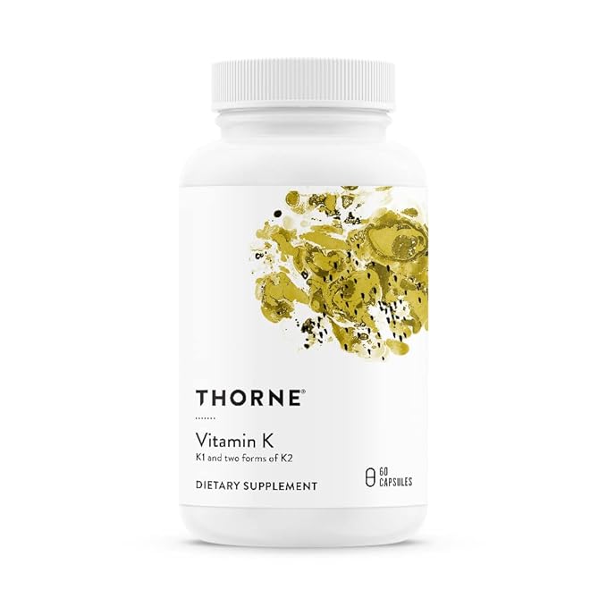 THORNE - 骨の健康バンドル - ビタミンD3＆ビタミンK - 骨、歯、筋肉、心臓血管、免疫機能の健康をサポート - 30～60回分