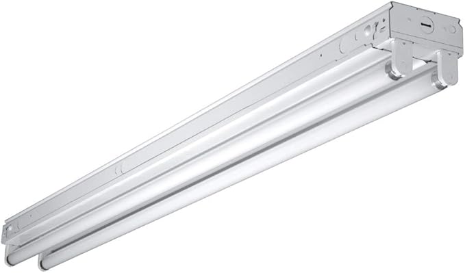 Metalux Lighting SSF240 40-Watt 2-Light 4 ft. Fluorescent Strip Light White
