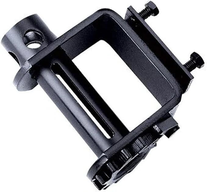 Mytee Products Heavy-Duty Portable Bolt-On Trailer Winch with Black Powder Coating - 16,500 lbs BS