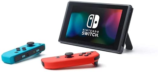 Nintendo Switch Deluxe Holiday Game Bundle: Nintendo Switch with Neon Blue and Neon Red - 6.2" Touchscreen LCD Display + Nintendo Switch Minecraft Game and T.F. Card (Renewed)