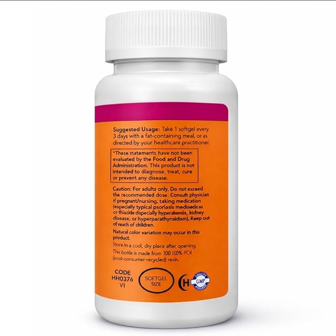 NOW Foods Supplements, Vitamin D-3 10,000 IU, Highest Potency, Structural Support*, 200 Softgels