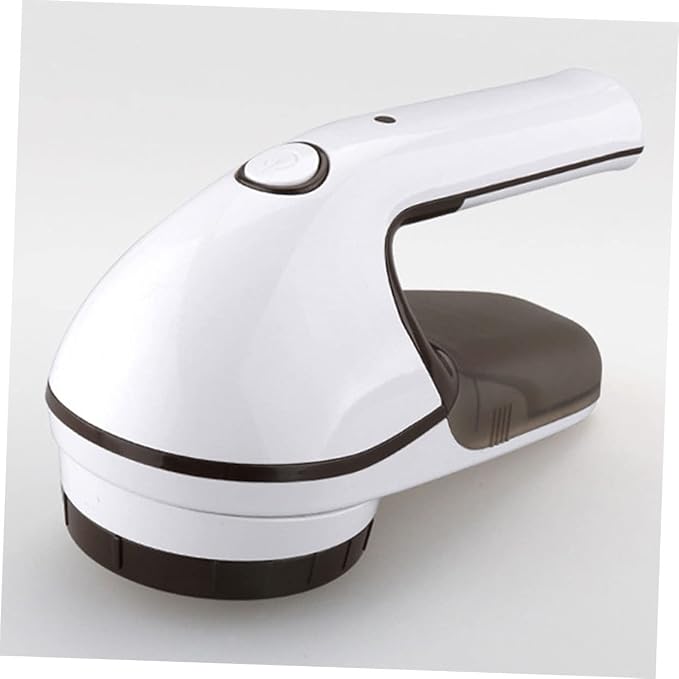 Rechargeable Fabric Shaver for Clothes High Capacity Electric Lint Remover Fuzz Remover for Sweaters Blankets and Upholstery USB Style White