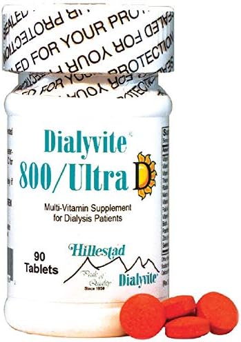 Dialyvite 800/Ultra D Supplément multivitaminique pour patients sous dialyse - 90 comprimés
