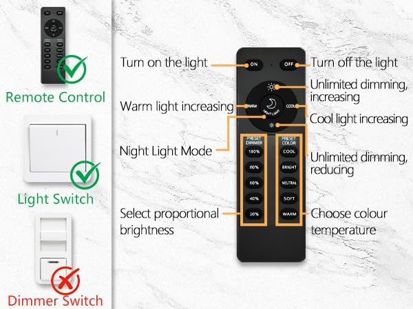 Bargeni Flush Mount Ceiling Light with Remote & Night Light, Black Gold | 12.5" 24W dimmable LED ceiling light with 5CCT (2700K-6000K), ideal for bedroom, living room and kitchen