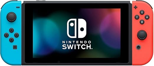 Nintendo Switch Deluxe Holiday Game Bundle: Nintendo Switch with Neon Blue and Neon Red - 6.2" Touchscreen LCD Display + Nintendo Switch Minecraft Game and T.F. Card (Renewed)