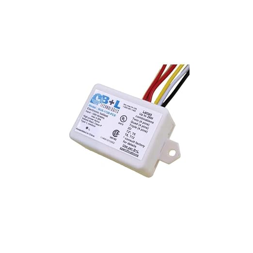 B&L Technologies 61126 - NU6-1128-PCX Compact Fluorescent Ballast