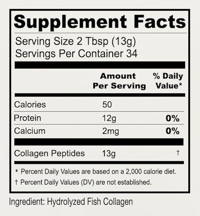 Anthony's Hydrolyzed Marine Collagen Peptides, 1 lb, Gluten-Free, Paleo and Keto Friendly, Unflavored