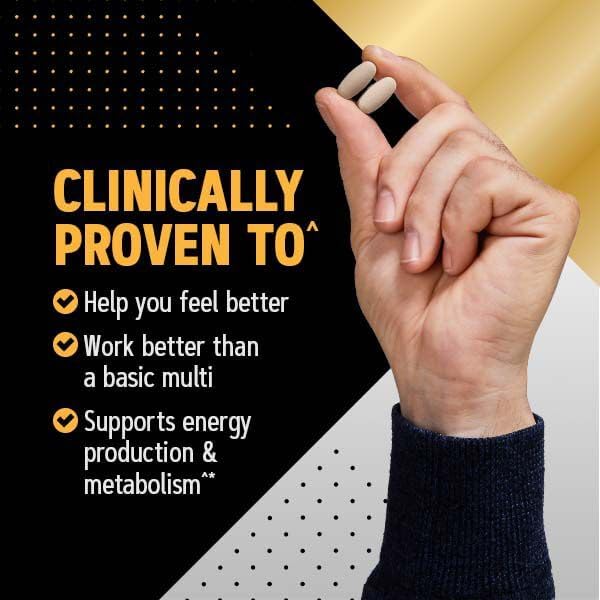 GNC Mega Men Énergie et Métabolisme Multivitamine | Antioxydants et Combustion Accrue de Calories | 90 Comprimés