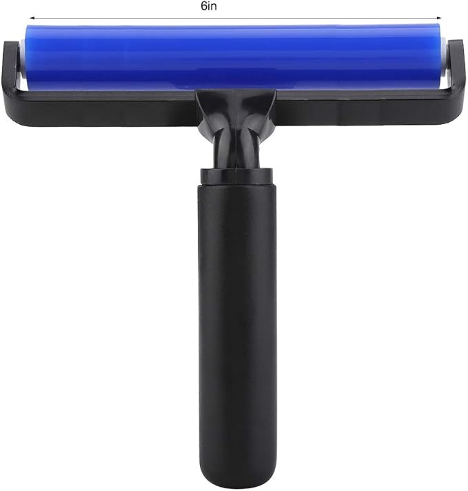 Silicone Manual Roller Anti Static Cleaner Tool, Under The Action of Static Electricity, Small Impurities Will be Adsorbed on the Drum