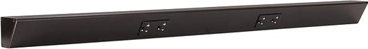 Task Lighting TR Series Angle Power Strip, 36 inch, 2 Dual Receptacles, Black