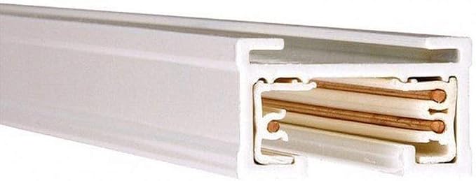 WAC Lighting J2-T4-WT 120VJ2 Track Two Circuit, White