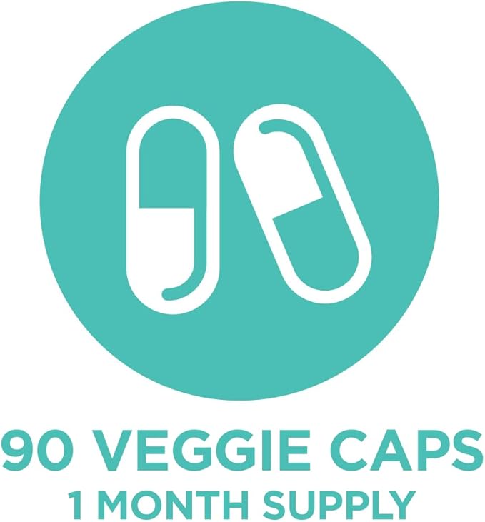 Meilleur produit de soulagement de la migraine avec du magnésium - Supplément Migraine Assist avec quercétine, grande camomille, pétasite, CoQ10 de Dr. Danielle, 90 gélules