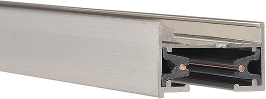 WAC Lighting LT4-BN 120VL Track Single Circuit, Brushed Nickel