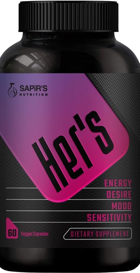 Female Libido Booster for Women - Increase Passion, Desire & Excitement - Relieve Stress, Reduce Dryness & Heighten Sensitivity, Her's Hornygoatweed Energy Supplement for Women in the Mood Enhancer