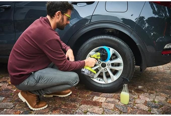 RYOBI ONEAND 18V Cordless Vortex Power Scrubber Tool ONLY P4510 | Battery and Charger Sold Separately