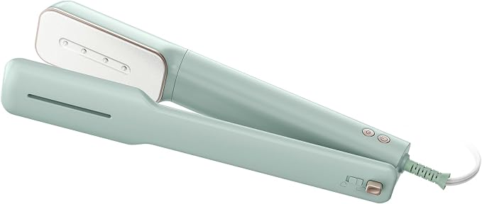 Newbealer 3in1 Travel Iron, 100-240V Clothes Steamer, 2 Steam Levels, Green | Portable for On-the-Go, Heats in 20s, Dry Iron w/ Clamp, 180° Rotatable Head, 360° Leak-Proof, Auto-Off, Self-Cleaning, 90ml
