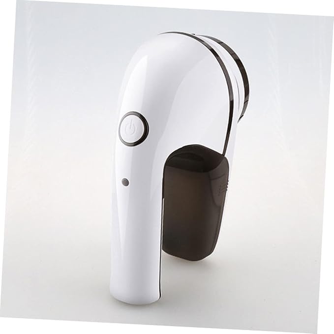 Rechargeable Fabric Shaver for Clothes High Capacity Electric Lint Remover Fuzz Remover for Sweaters Blankets and Upholstery USB Style White