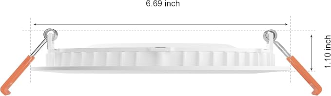 Philips Hue Smart Slim 6 Inch LED Downlight - White and Color Ambiance Color-Changing Light - 1 Pack - 1200LM - Indoor - Control with Hue App - Works with Alexa Google Assistant and Apple Homekit